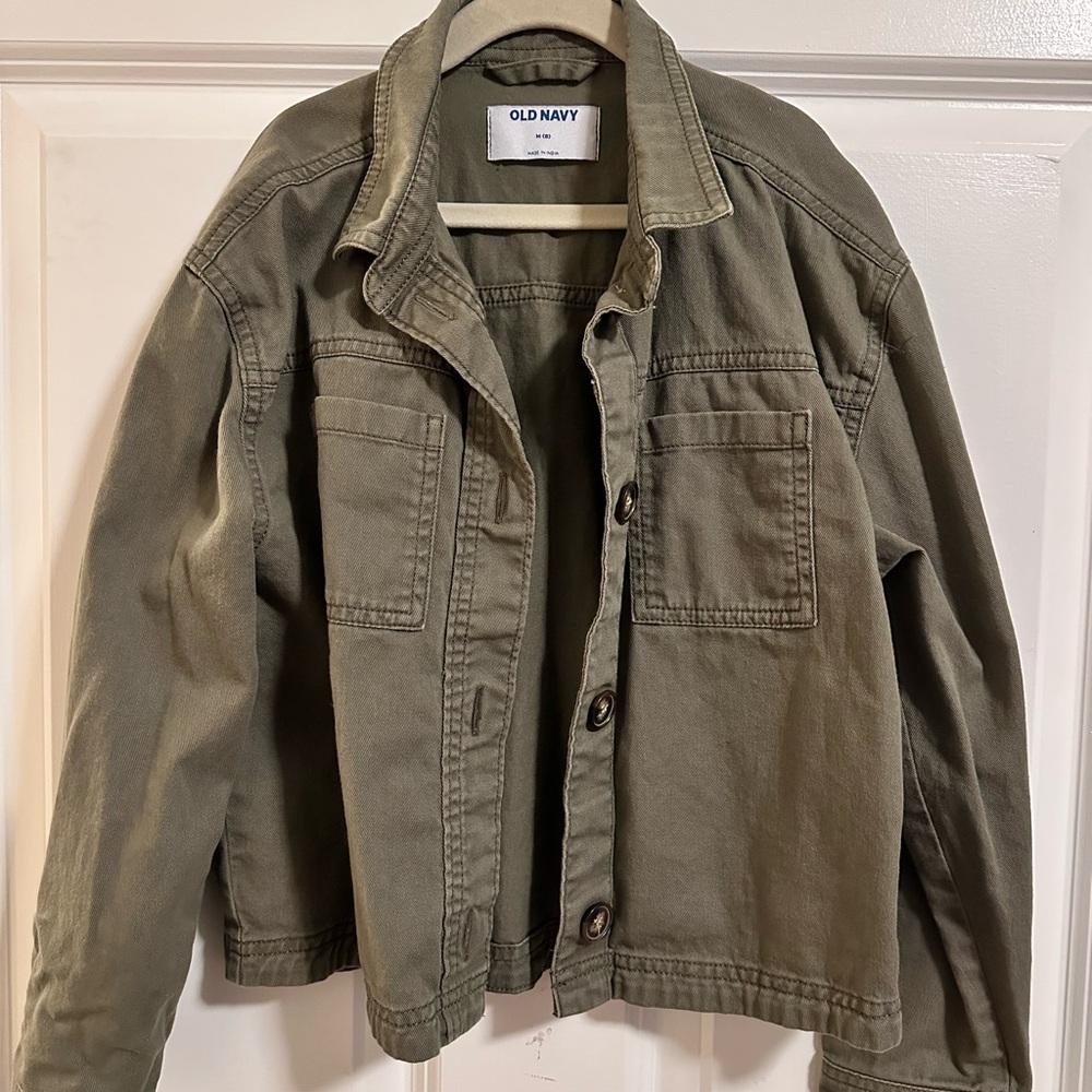 Old Navy Khaki Green Outerwear